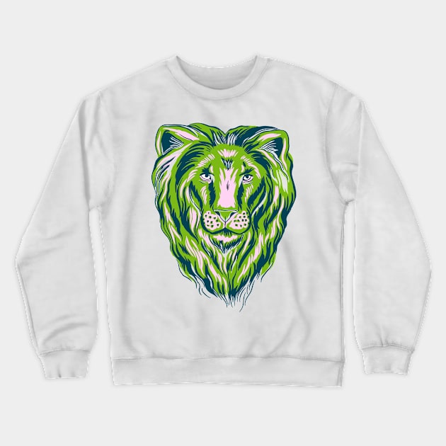 Lion Crewneck Sweatshirt by aaallsmiles